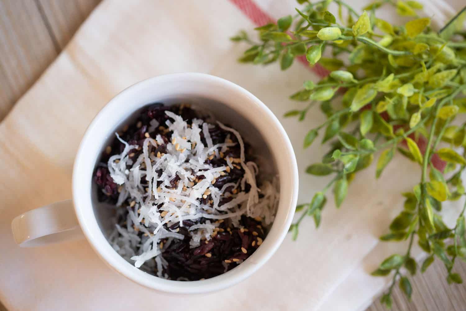 black-sticky-rice-with-savory-toppings-recipe