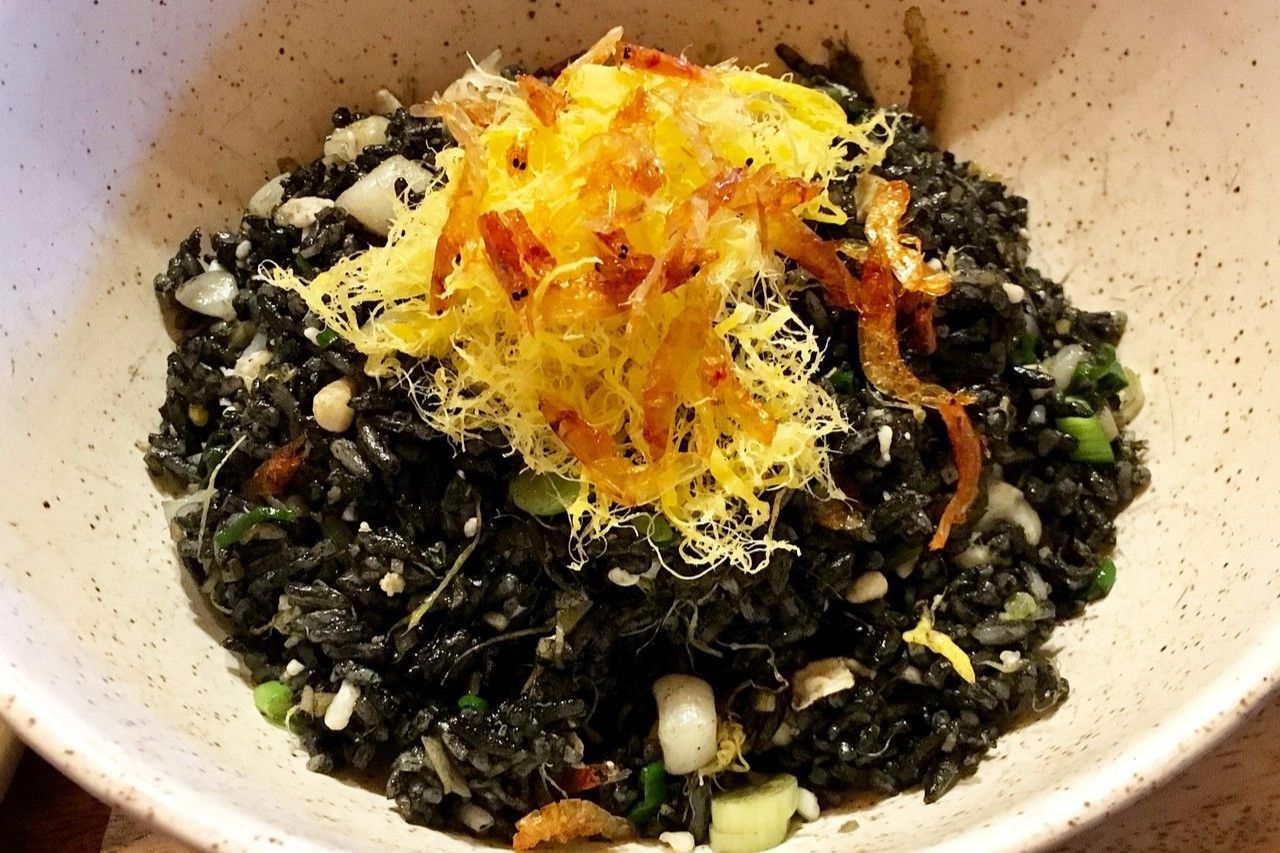squid-ink-fried-rice-burmese-style-recipe